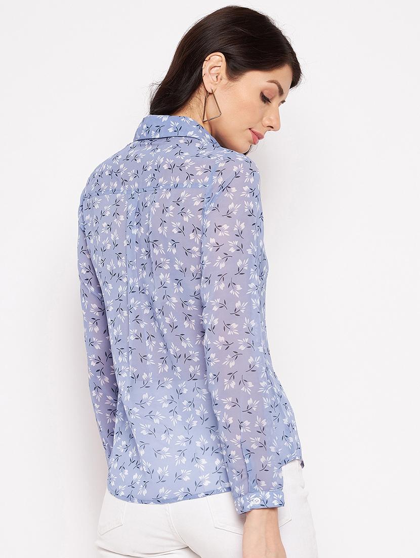 long sleeved printed shirt - 18359156 - Standard Image - 2