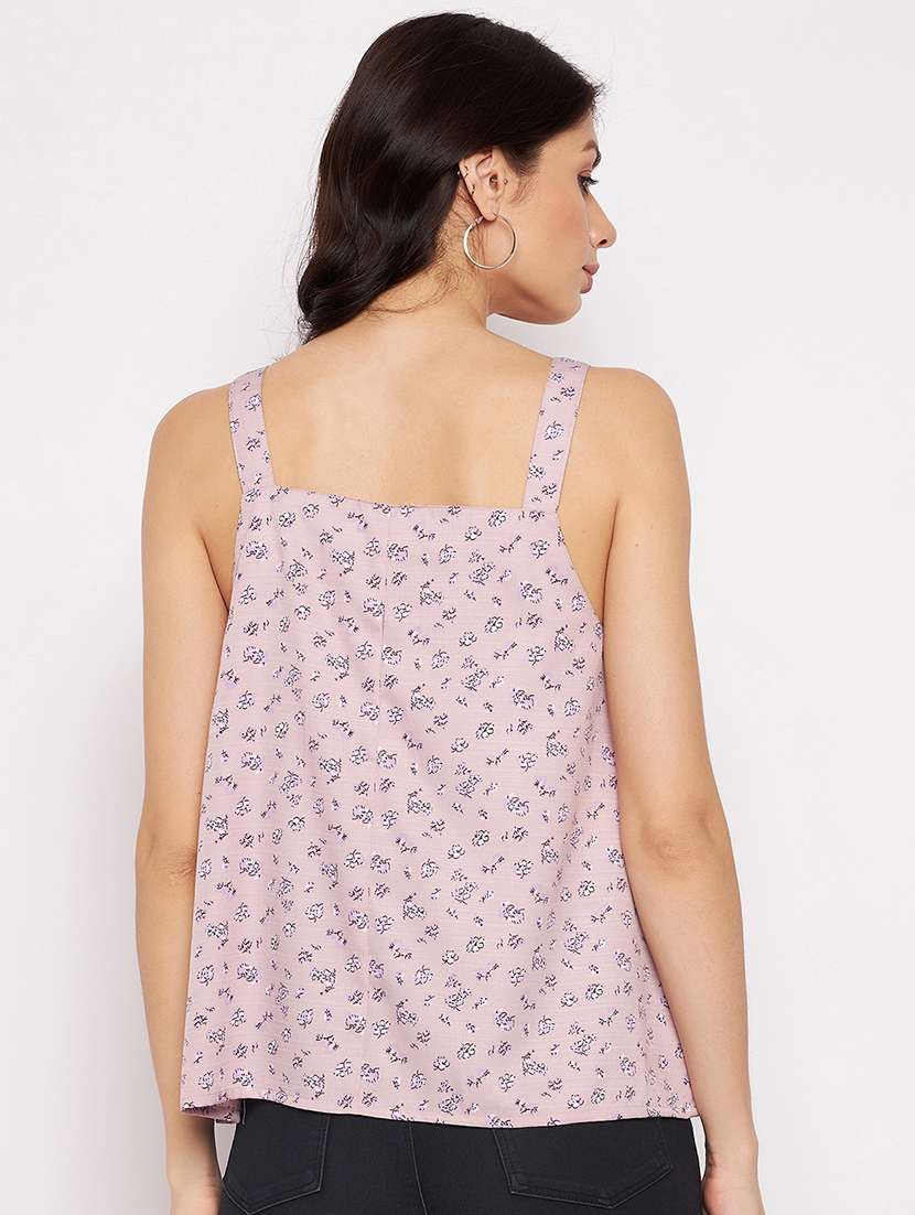 women's straight shoulder strap top - 18359163 - Standard Image - 2