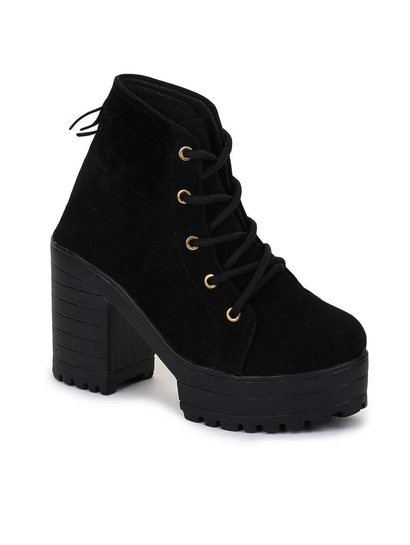 black lace up  boot - 18359439 -  Standard Image - 2