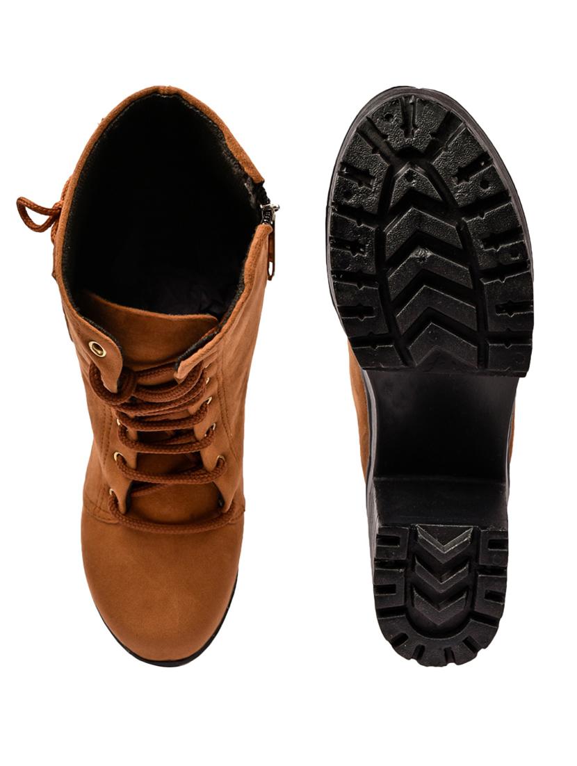tan calf lace up boot - 18359446 - Standard Image - 2