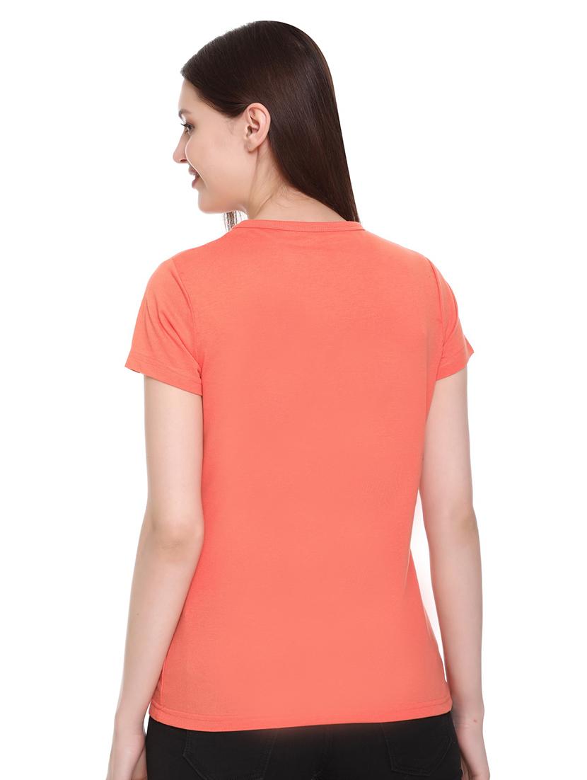 women's straight round neck top - 18359557 - Standard Image - 2