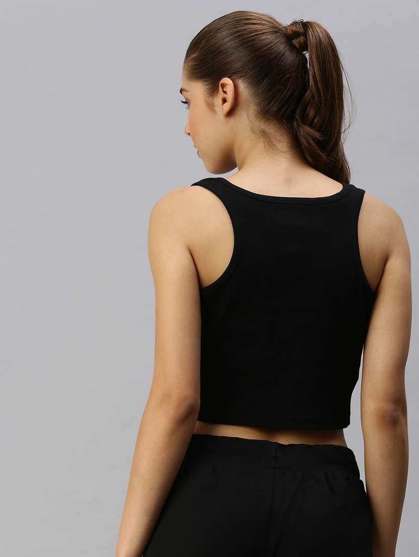 women's plain shoulder strap t-shirt - 18360169 -  Standard Image - 2