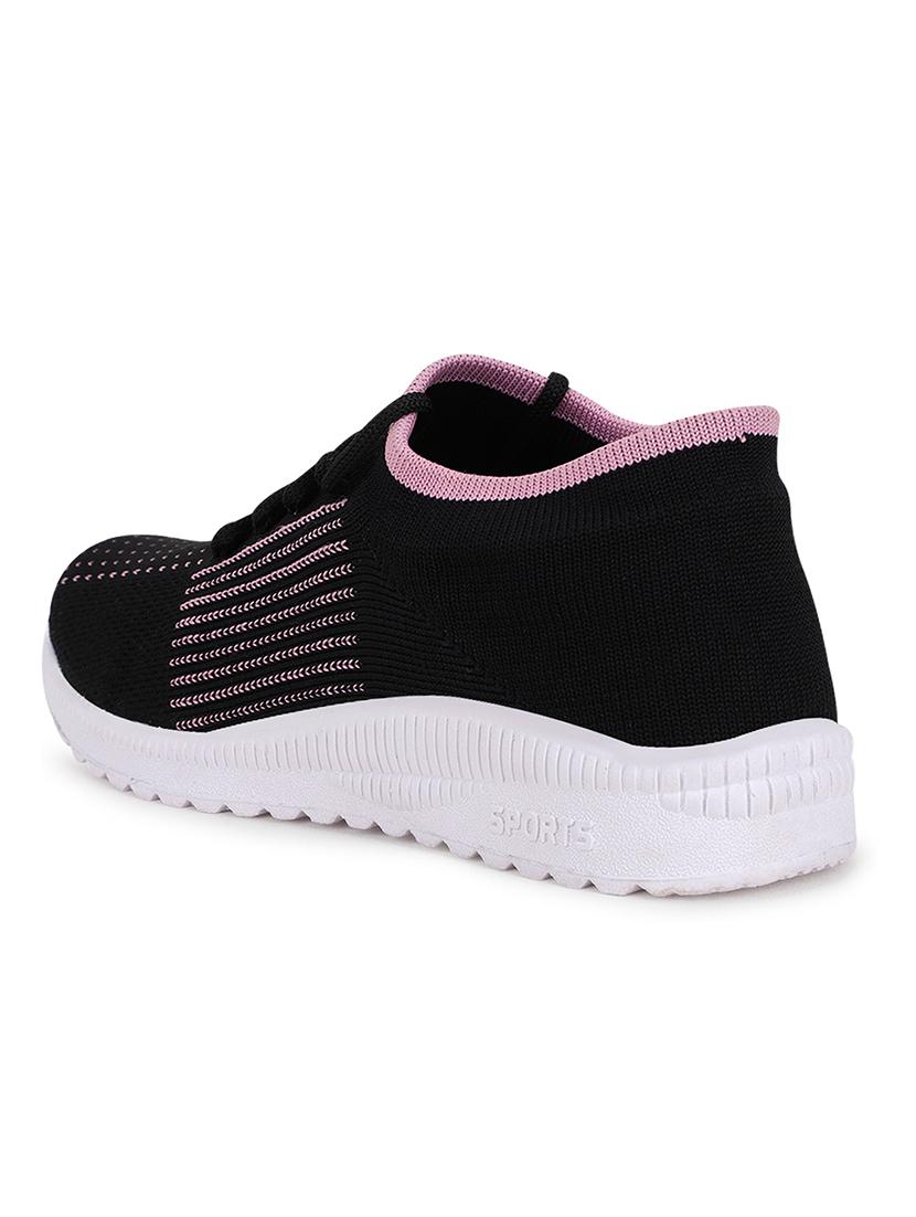 black lace up sports shoe - 18360583 - Standard Image - 2