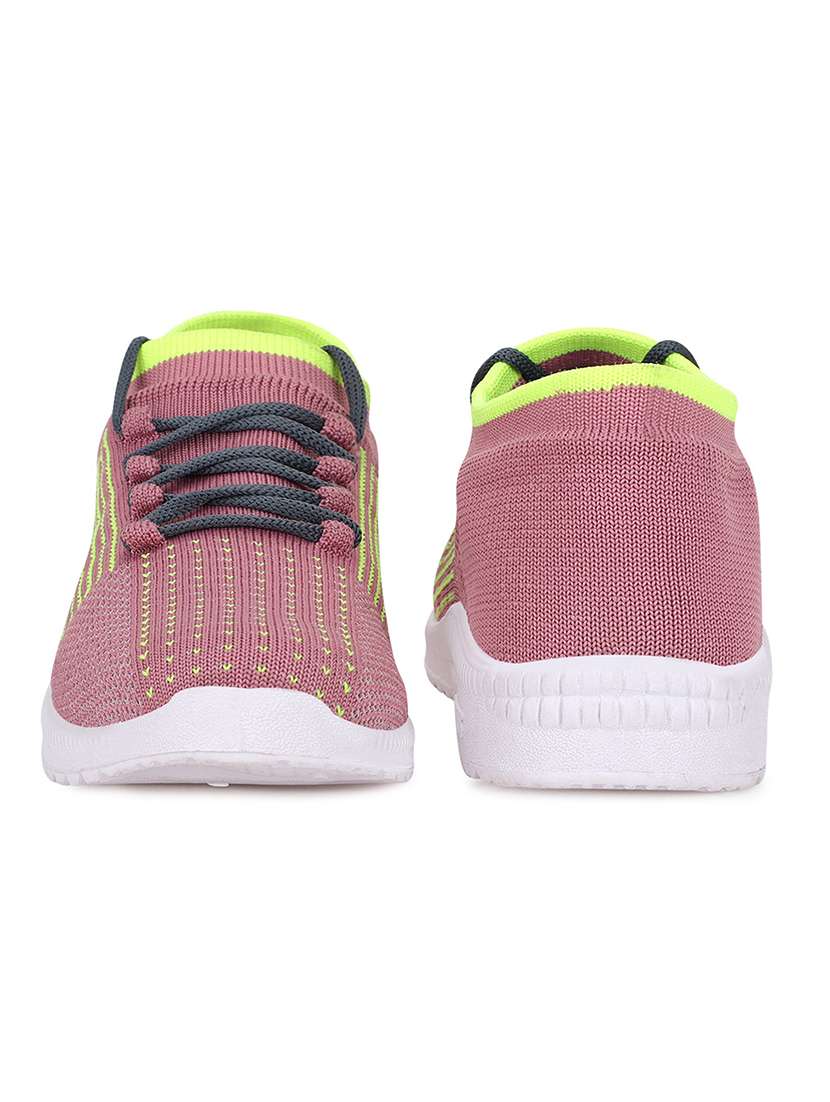pink lace up sports shoe - 18360590 -  Standard Image - 2