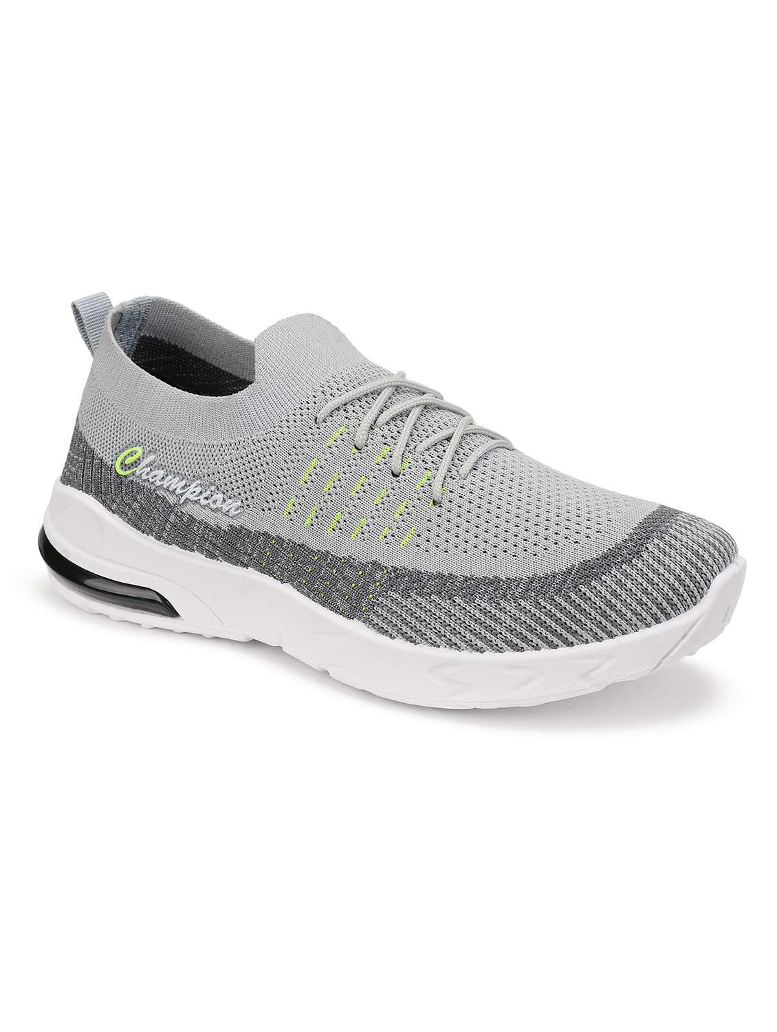 grey lace up sport shoe