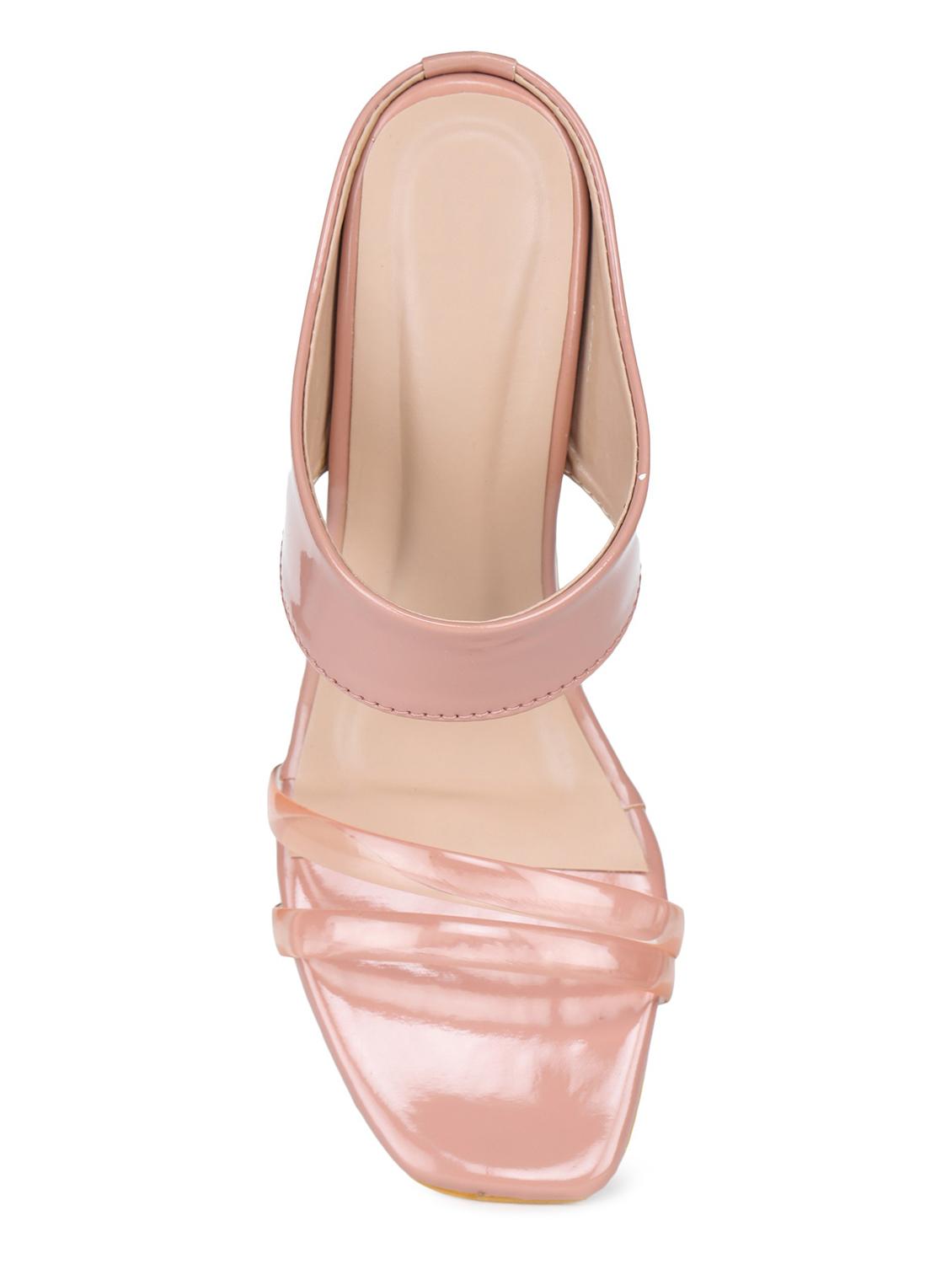 pink synthetic slip on sandals - 18362395 - Standard Image - 2