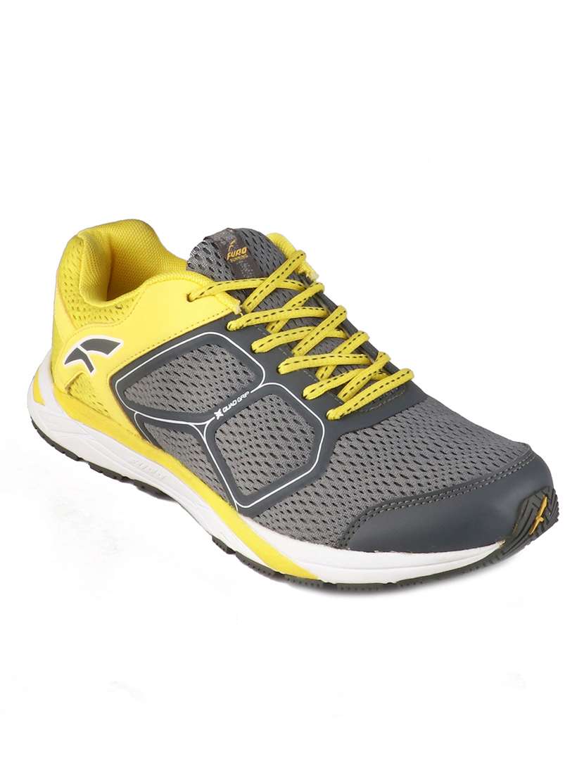 grey  lace up sport shoe