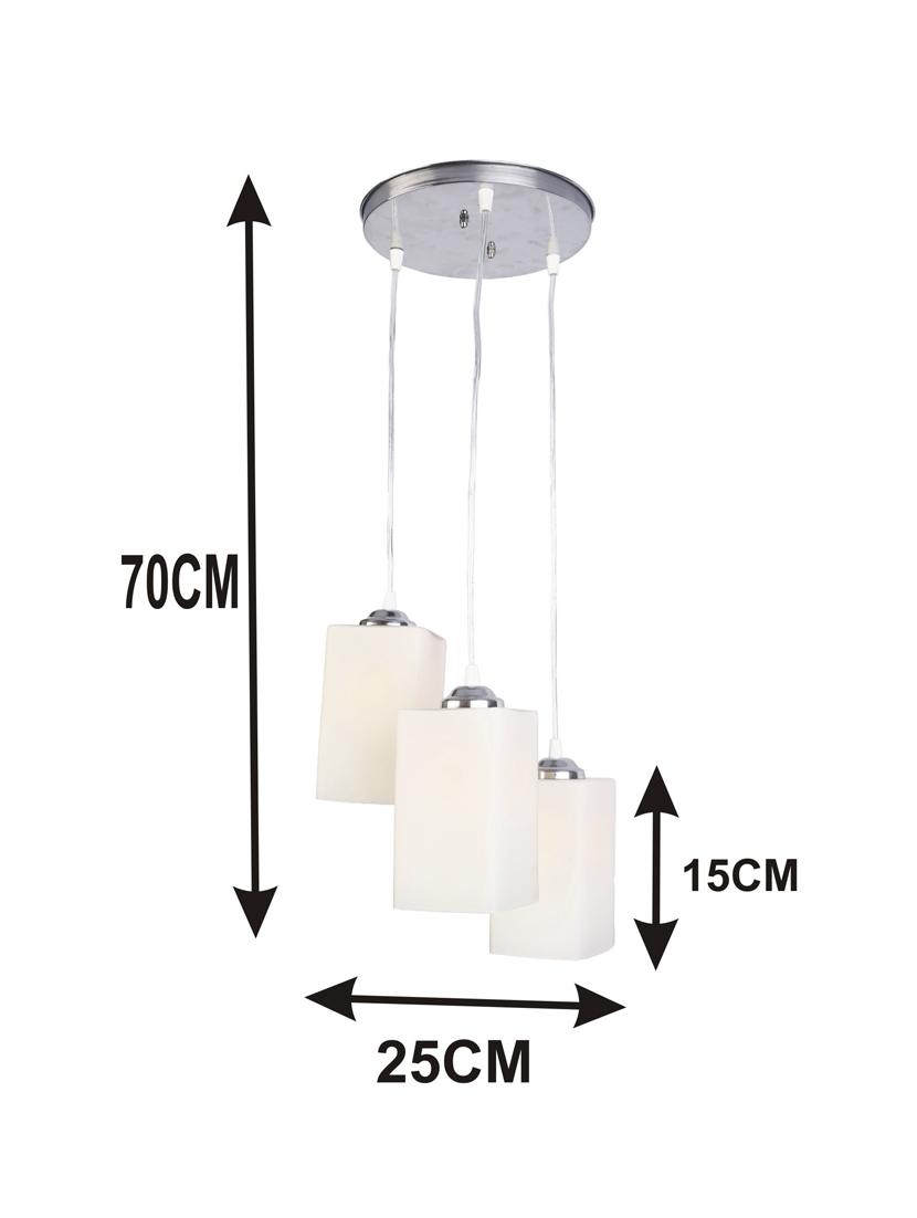 somil new design pendant hanging lamp, colorful glass shade with metal ceiling fitting fixture - 18363757 - Standard Image - 2