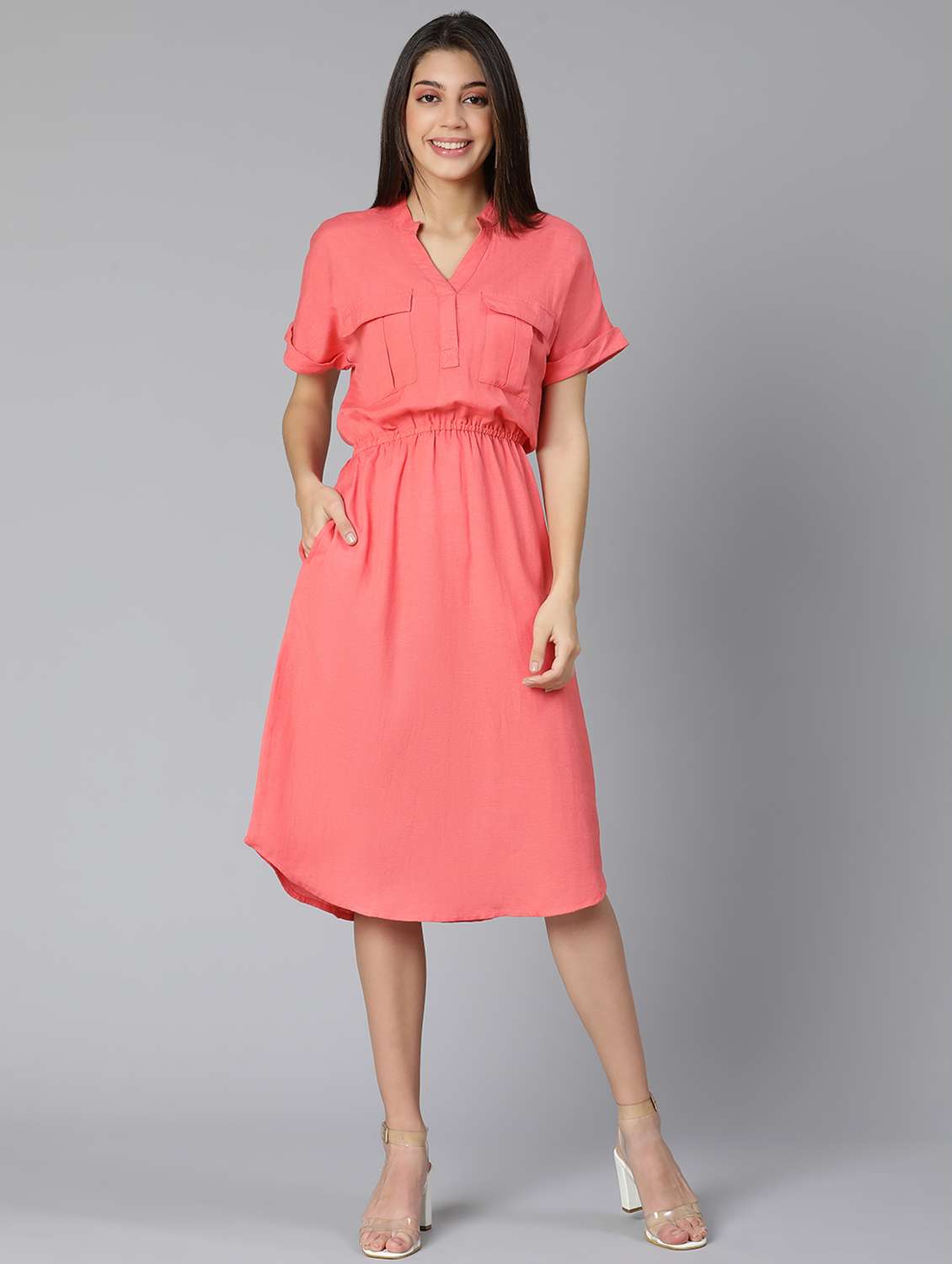 women's  solid dress
