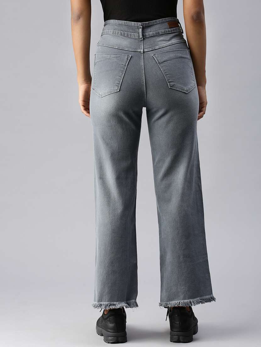 women's plain straight fit jeans - 18366938 -  Standard Image - 2