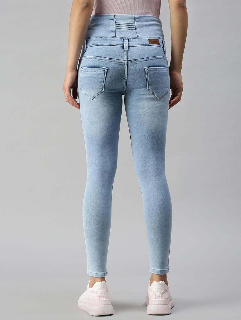 high-rise washed denim jean - 18366948 - Standard Image - 2