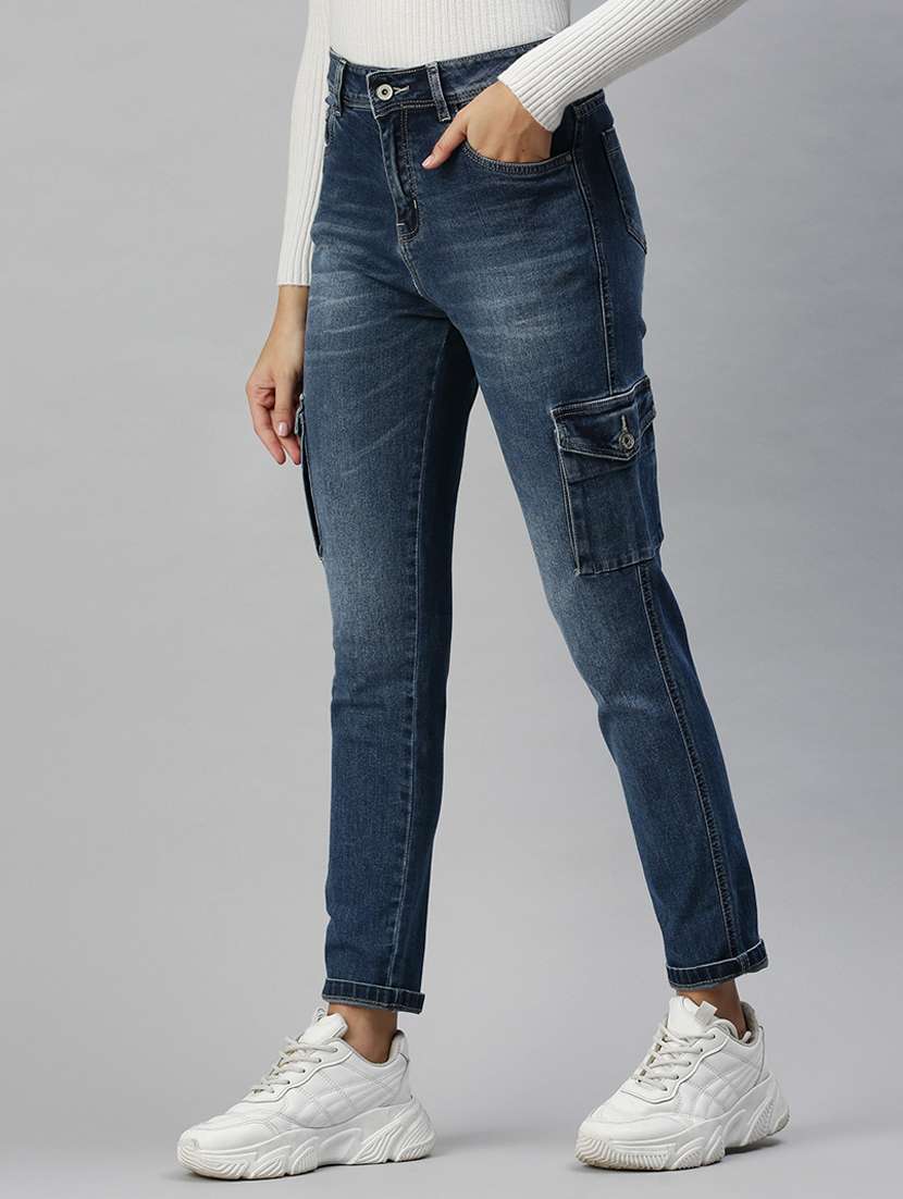 women's mid rise plain cargo  - 18366965 -  Standard Image - 2