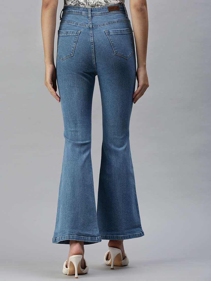 women's plain bootcut jeans - 18366967 -  Standard Image - 2