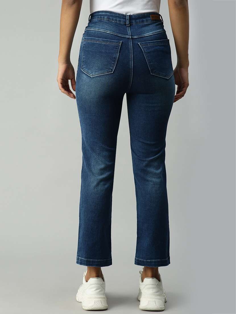 high-rise washed denim jean - 18366975 - Standard Image - 2