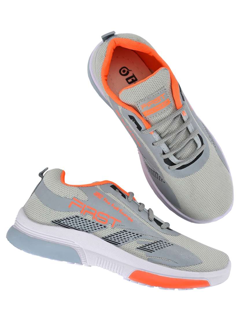 grey mesh sport shoes - 18367340 -  Standard Image - 2