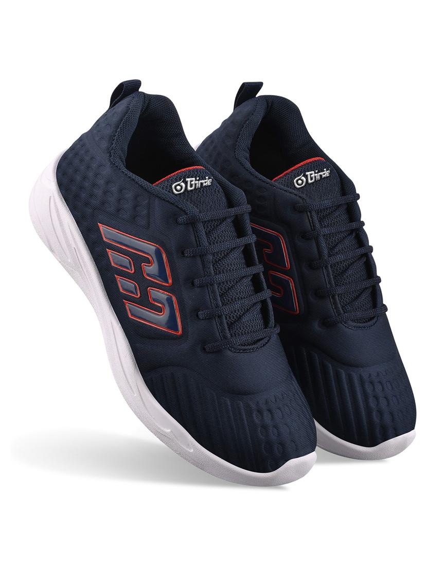 navy mesh sport shoes - 18367353 - Standard Image - 2