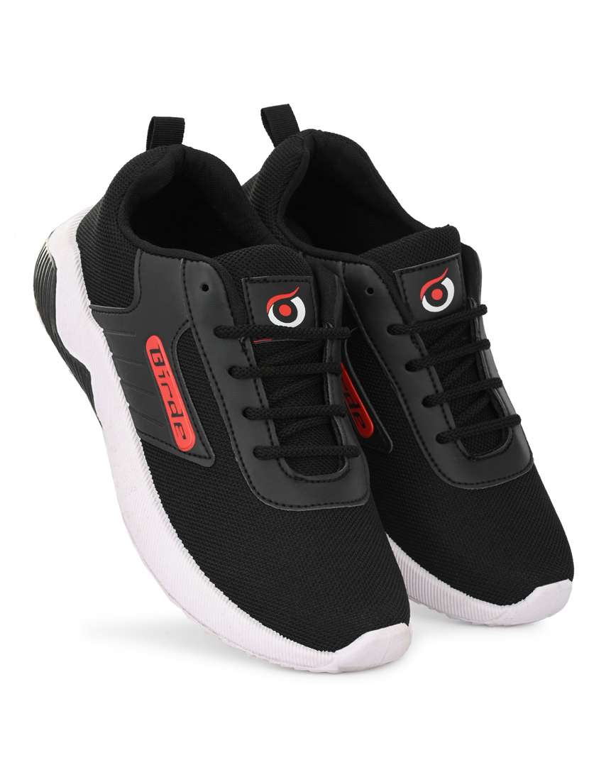 black mesh sport shoes - 18367390 -  Standard Image - 2