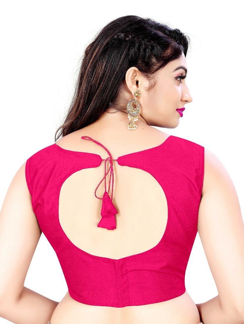 pink silk regular blouse - 18367474 - Standard Image - 2