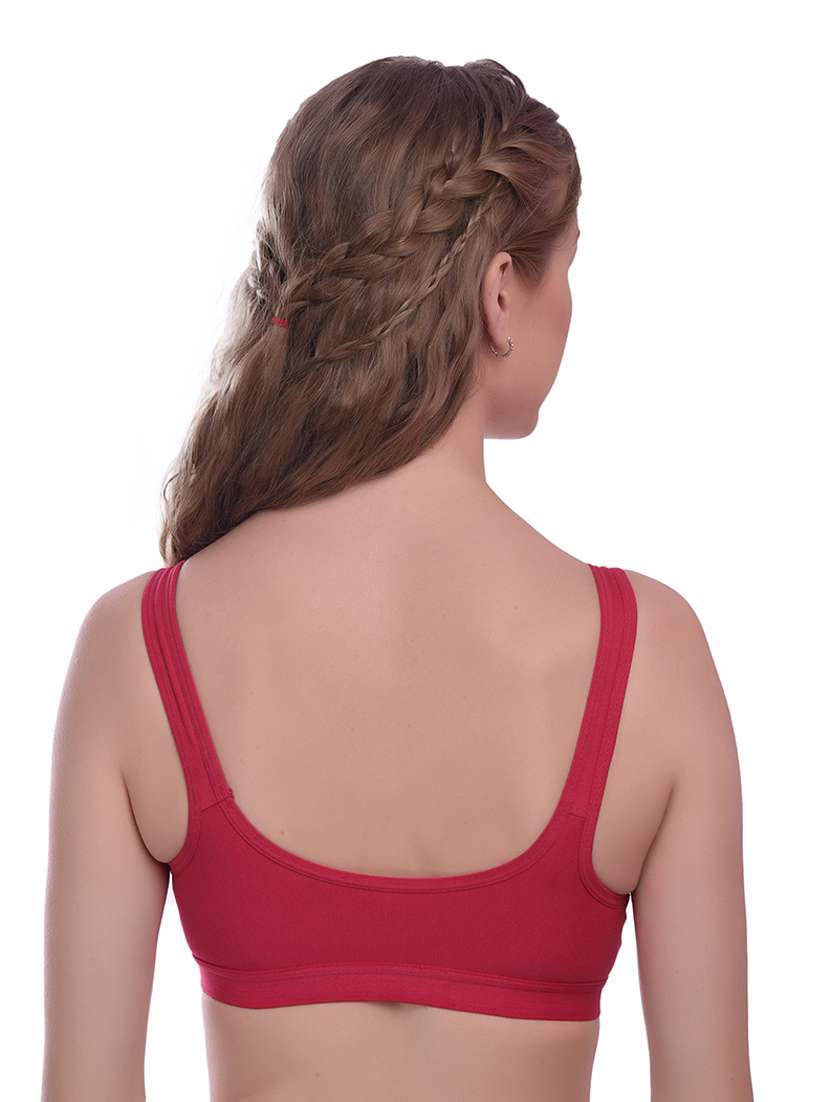 pack of 2 solid regular bra - 18367617 -  Standard Image - 7