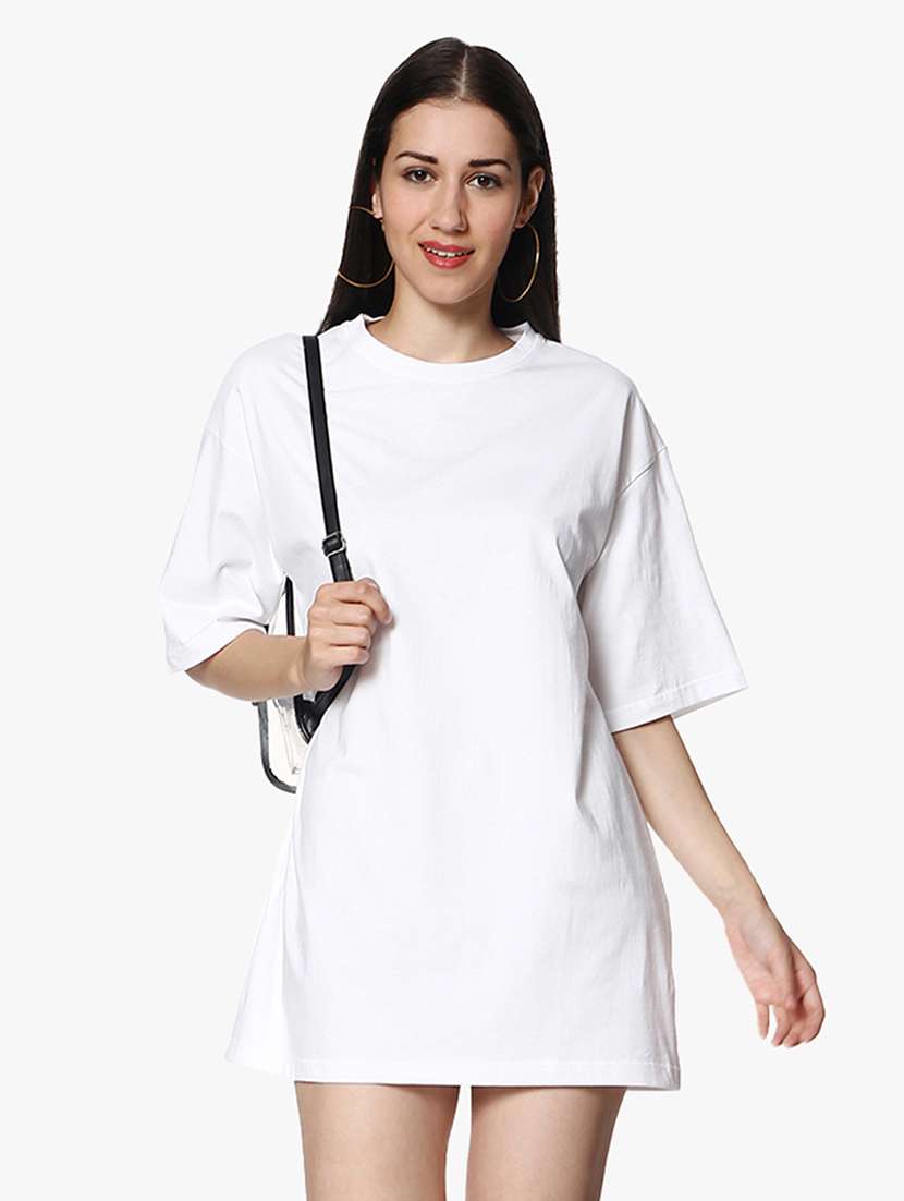 women's plain round neck t-shirt