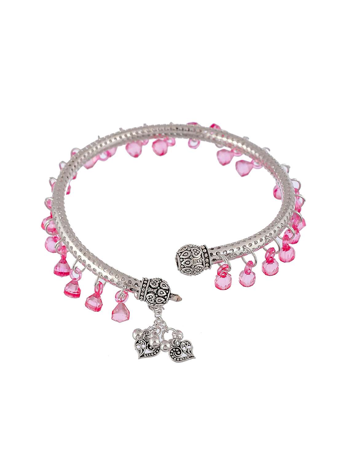 silver brass anklets and payal - 18368972 -  Standard Image - 2