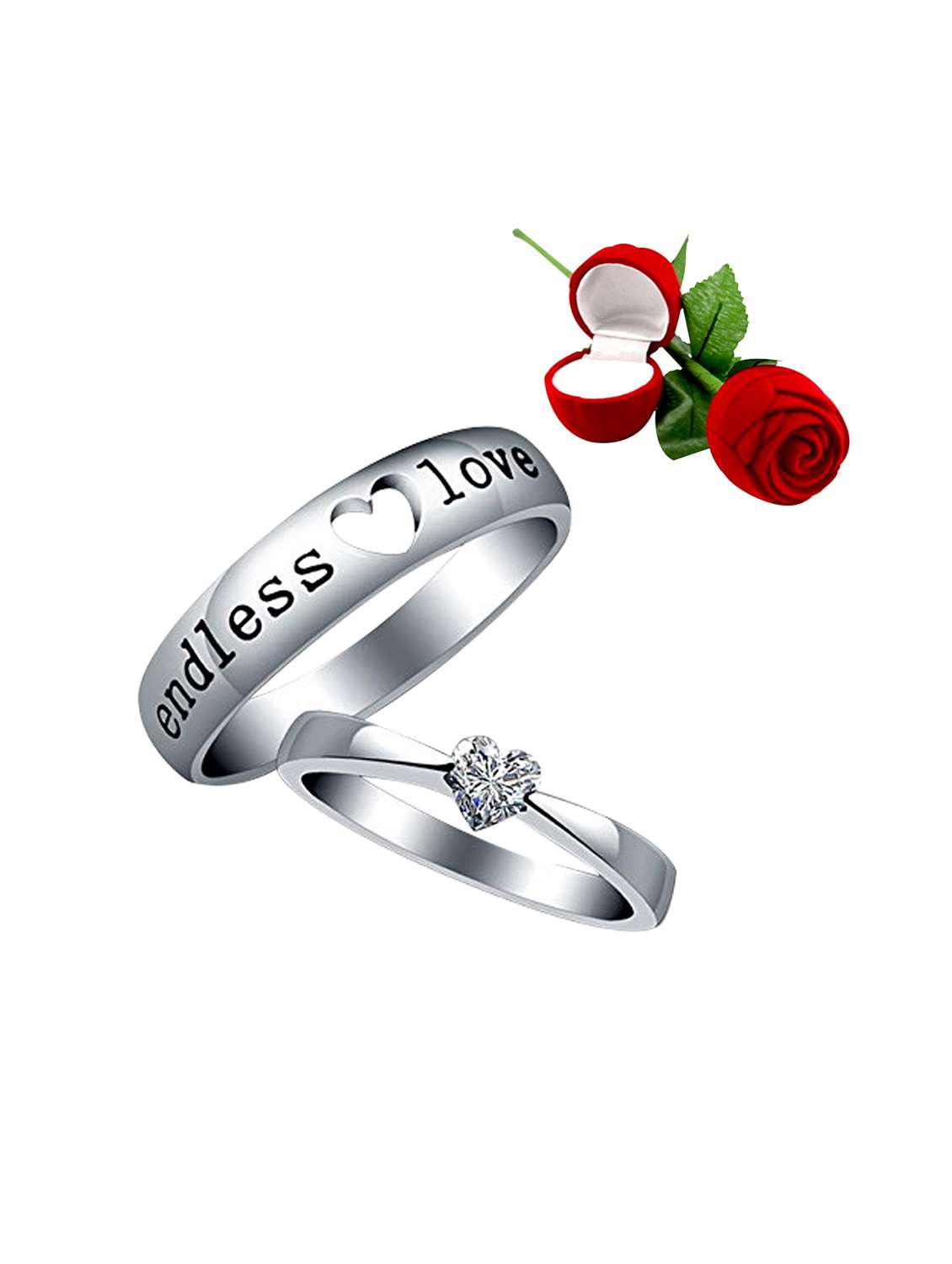 silver plated finger ring