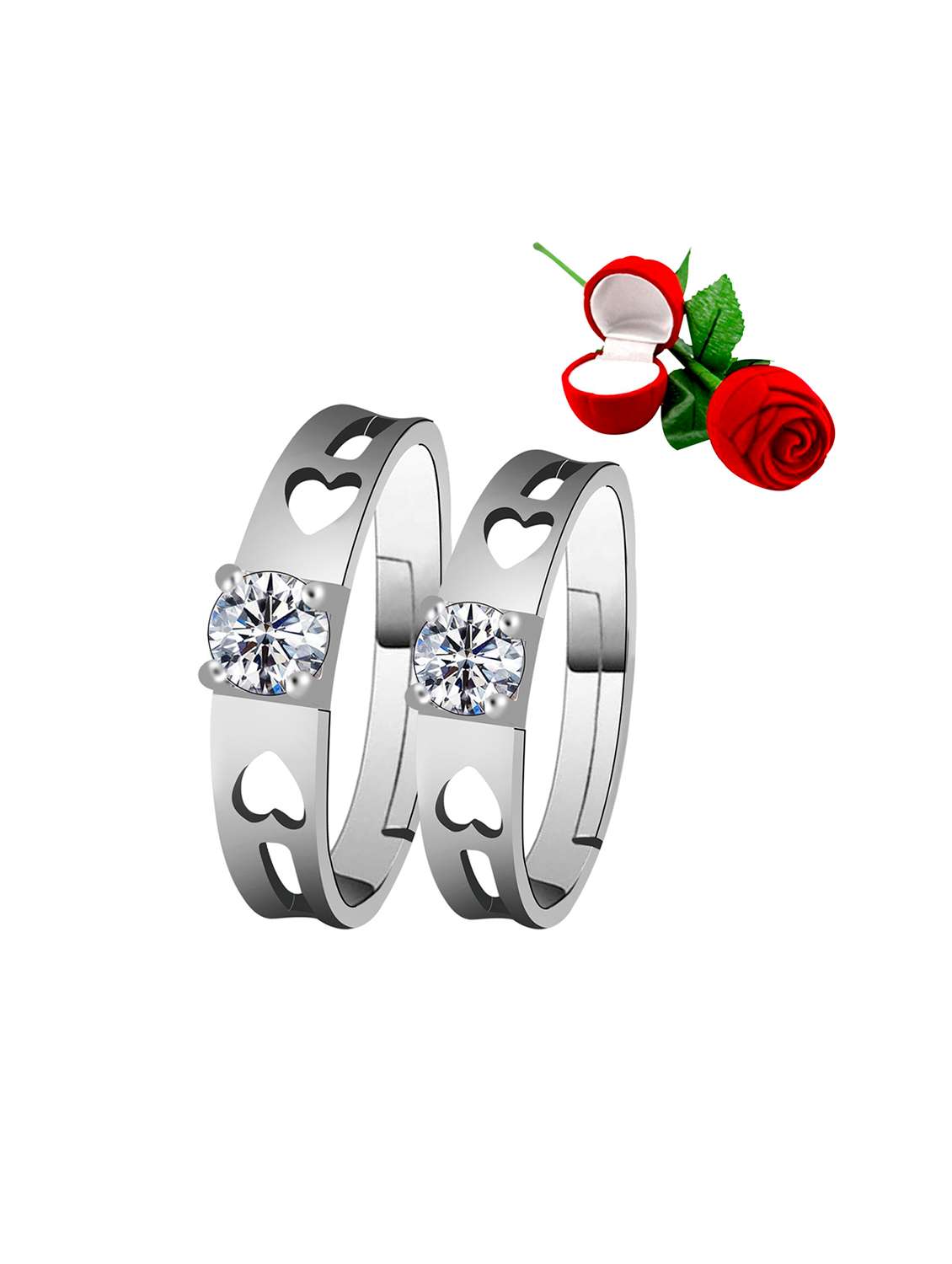 silver plated finger  ring