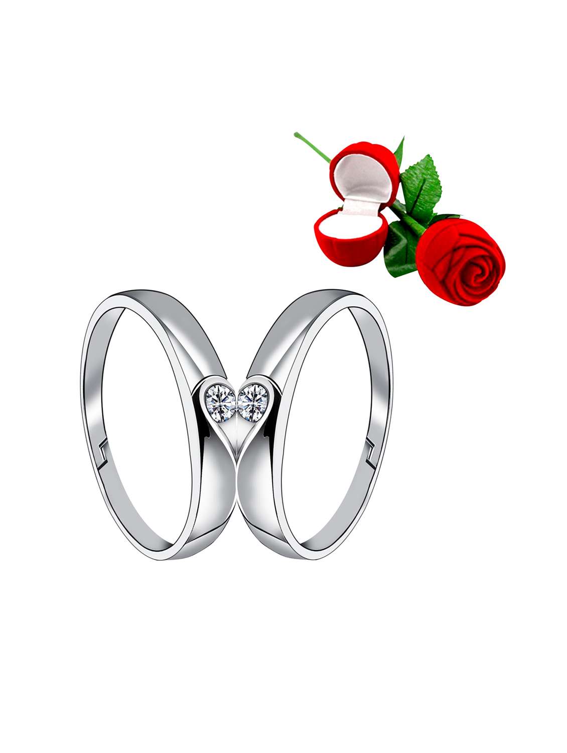 silver plated finger  ring