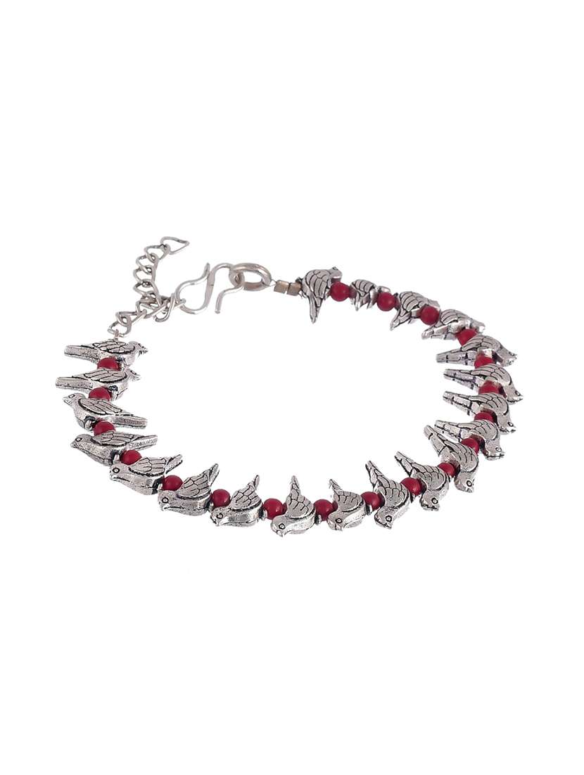 boho silver casual bird anklet - 18369784 -  Standard Image - 2