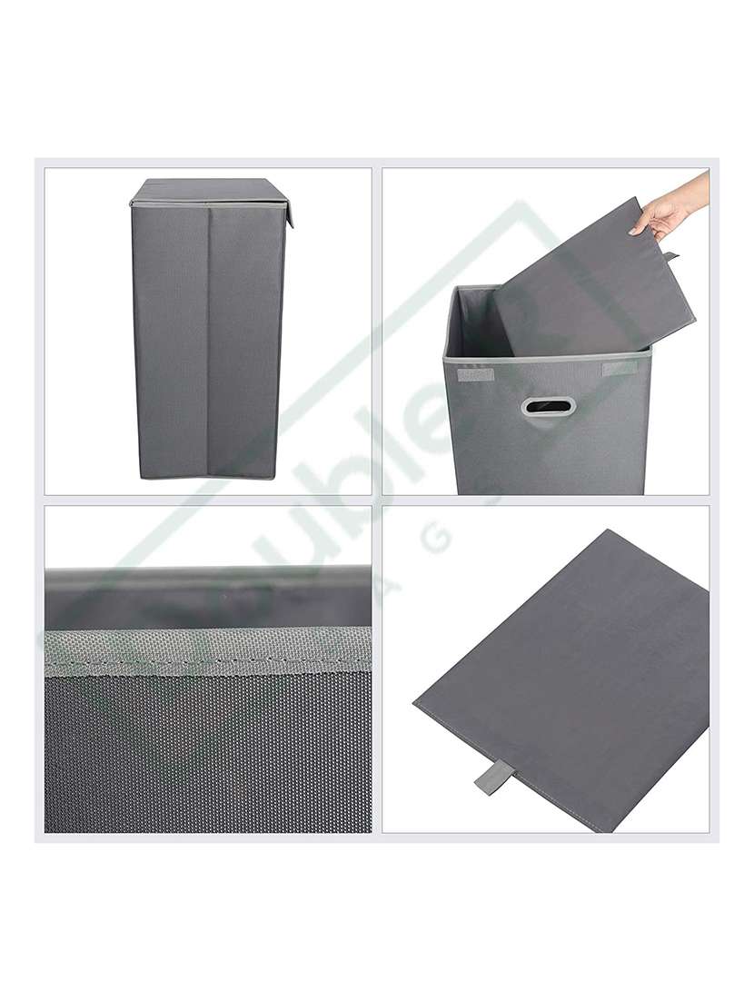 grey laundry basket - 18370601 -  Standard Image - 2