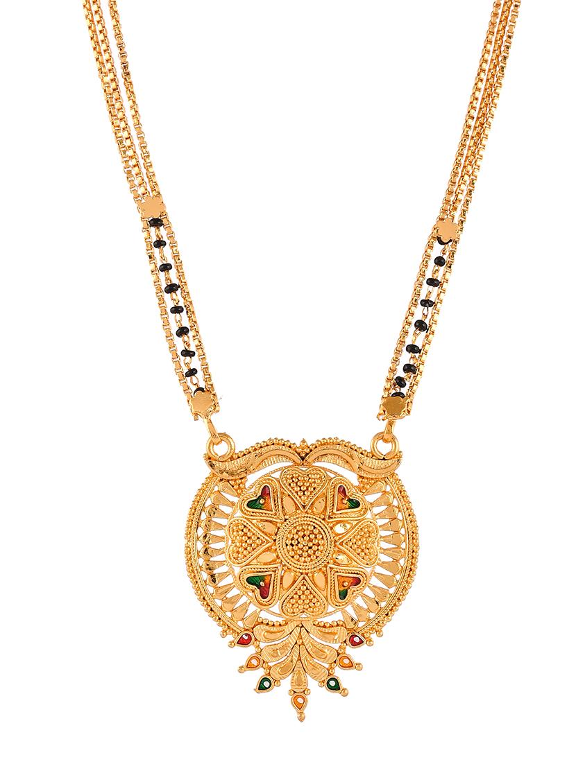 gold beads mangalsutra - 18370917 - Standard Image - 2