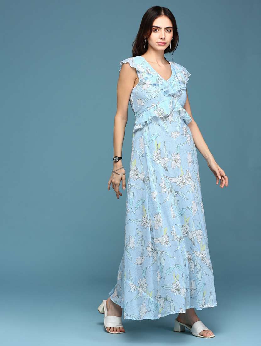 Women's Ruffle Floral Dress