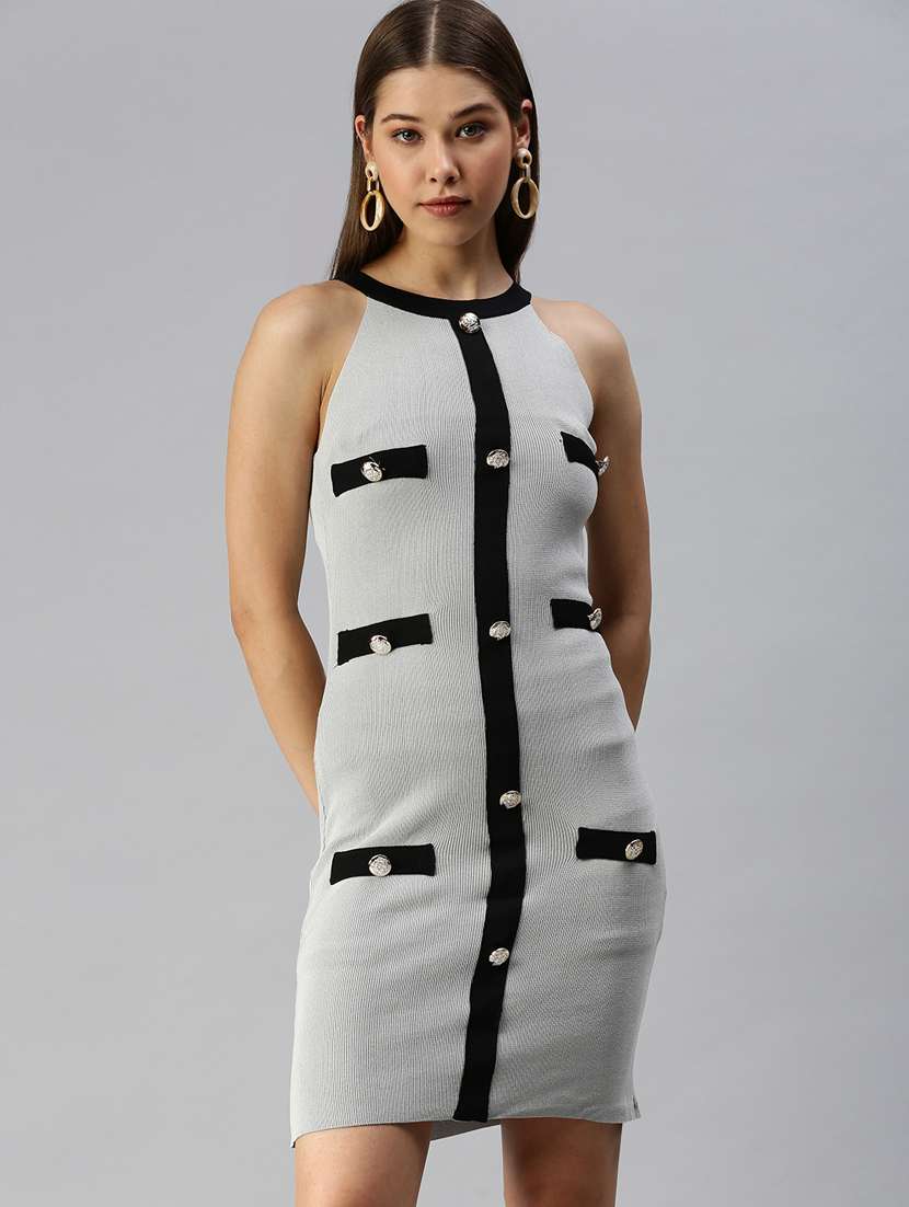 women's bodycon solid dress