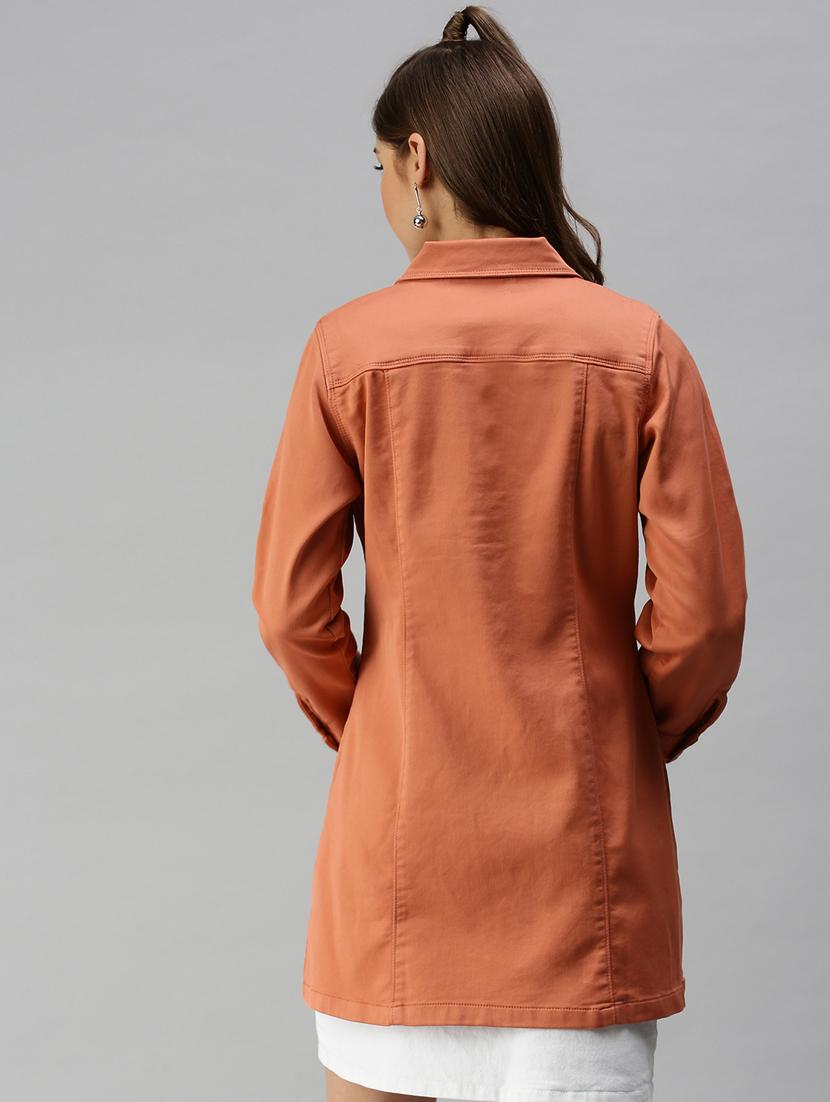 roll up sleeved long summer jacket - 18372265 - Standard Image - 2