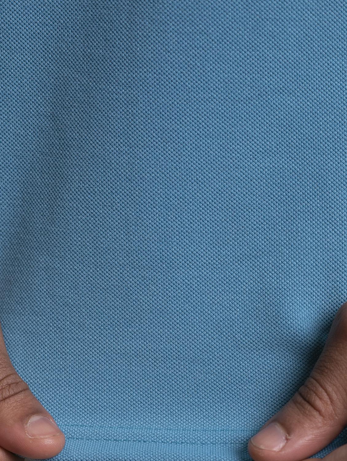 men light blue regular fit polo t-shirt - 18374677 - Standard Image - 7