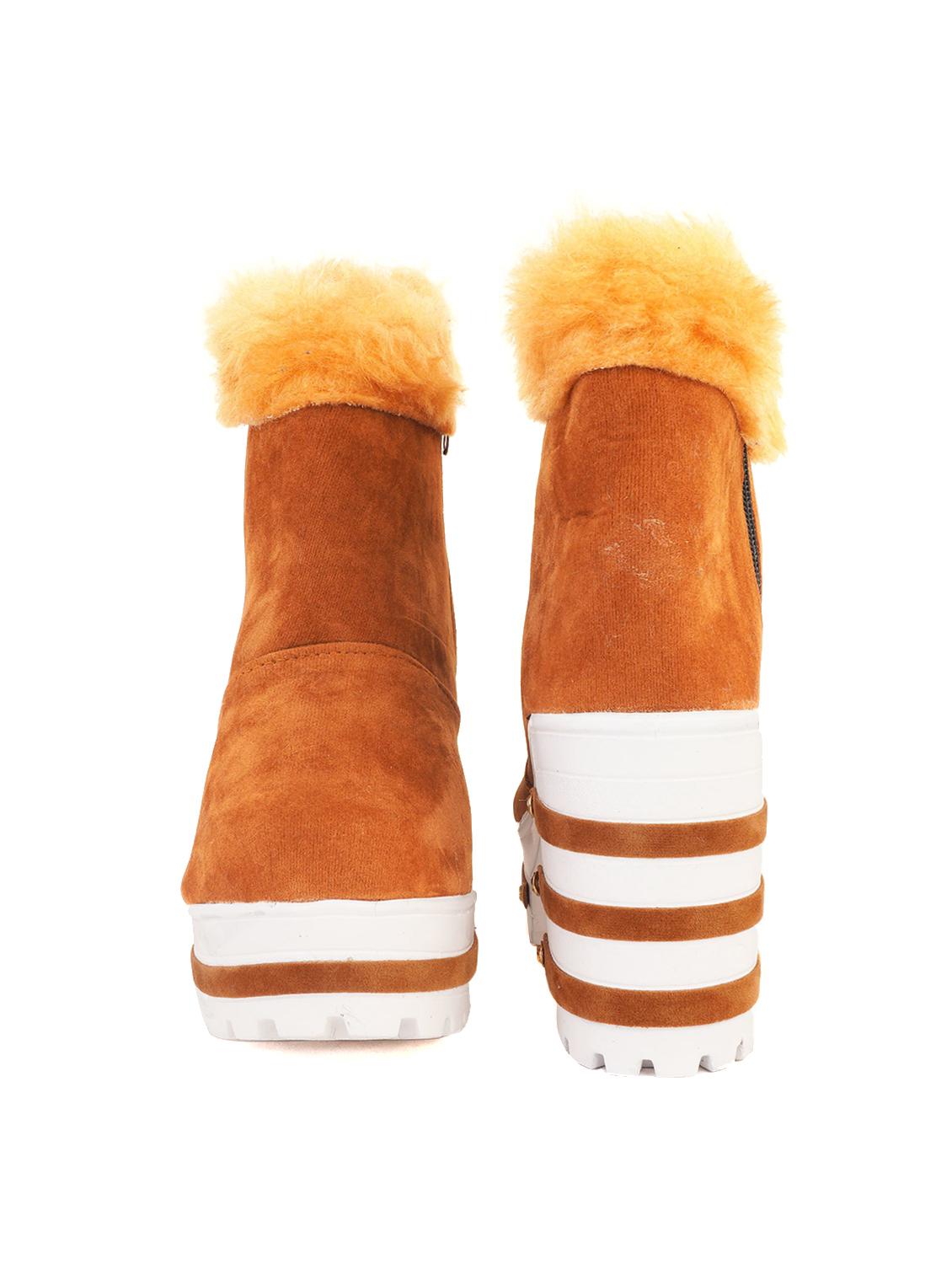 tan ankle lace up boot - 18374877 - Standard Image - 2
