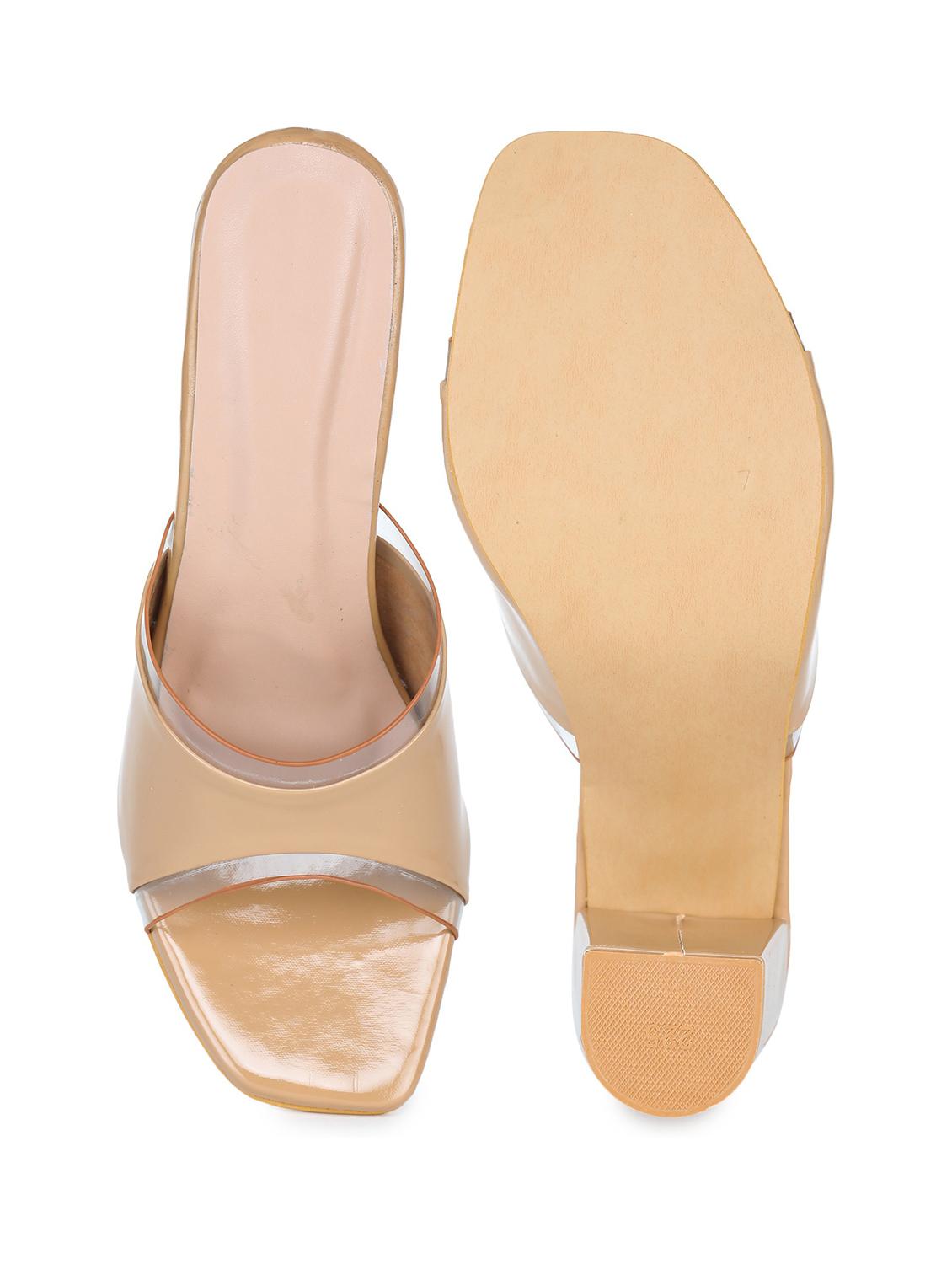 beige slip on sandal - 18375031 - Standard Image - 2