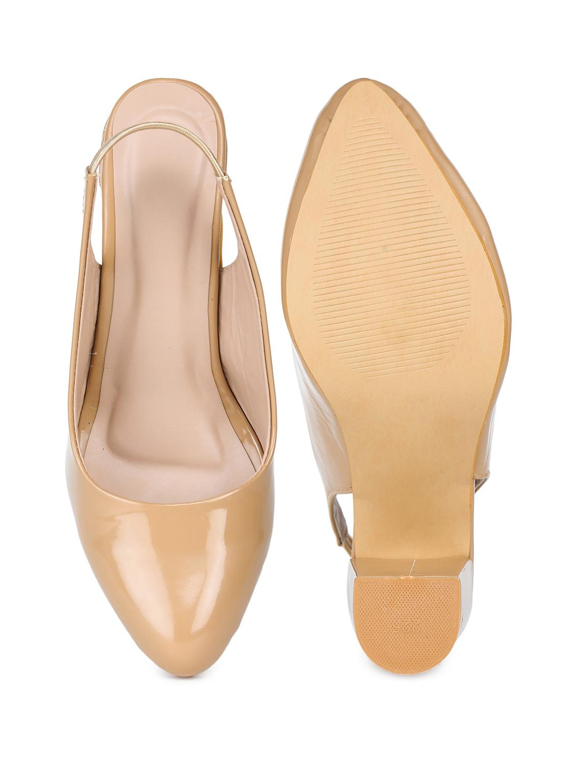 beige back strap sandal - 18375034 - Standard Image - 2
