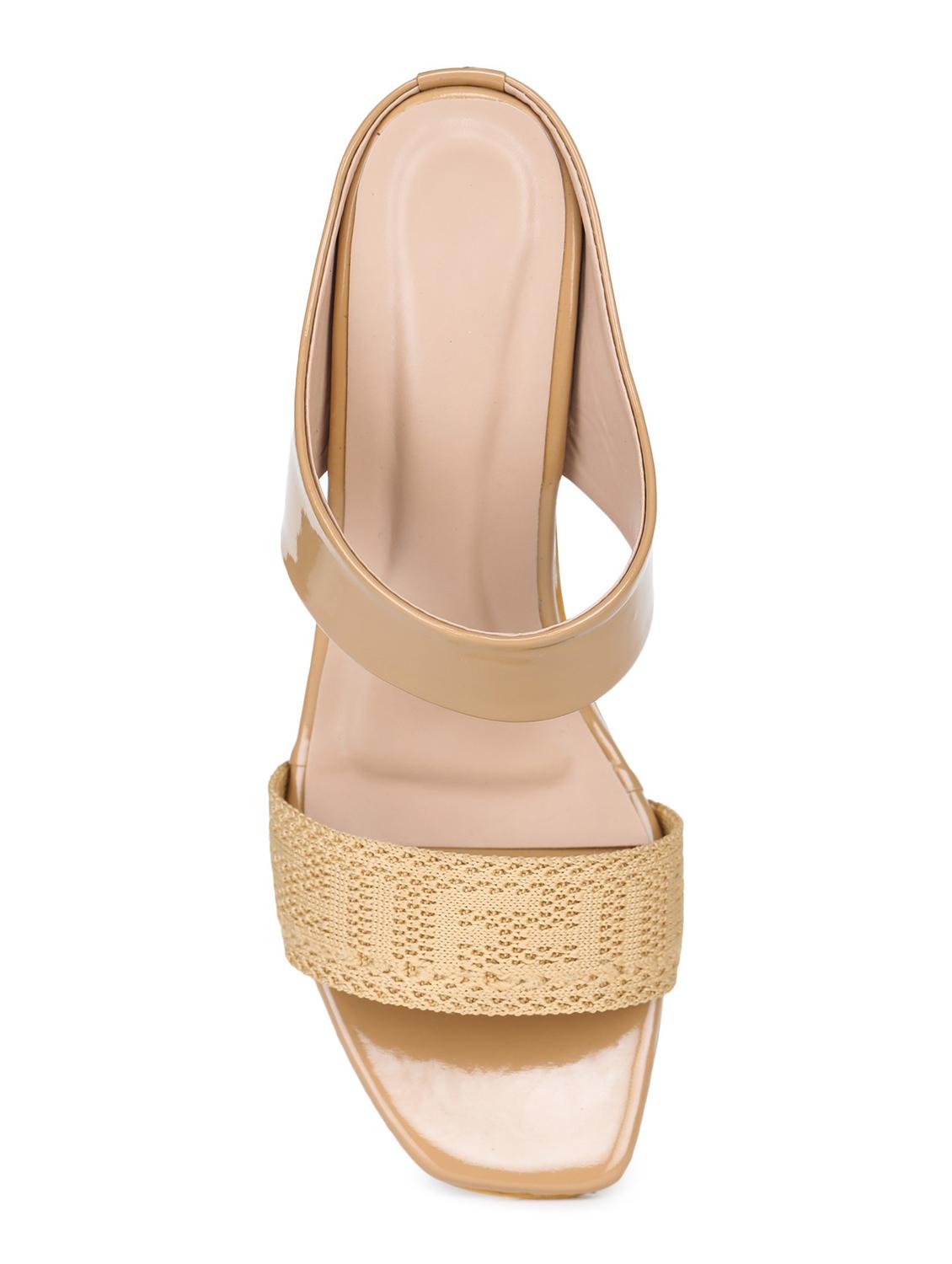 beige slip on sandal - 18375041 - Standard Image - 2