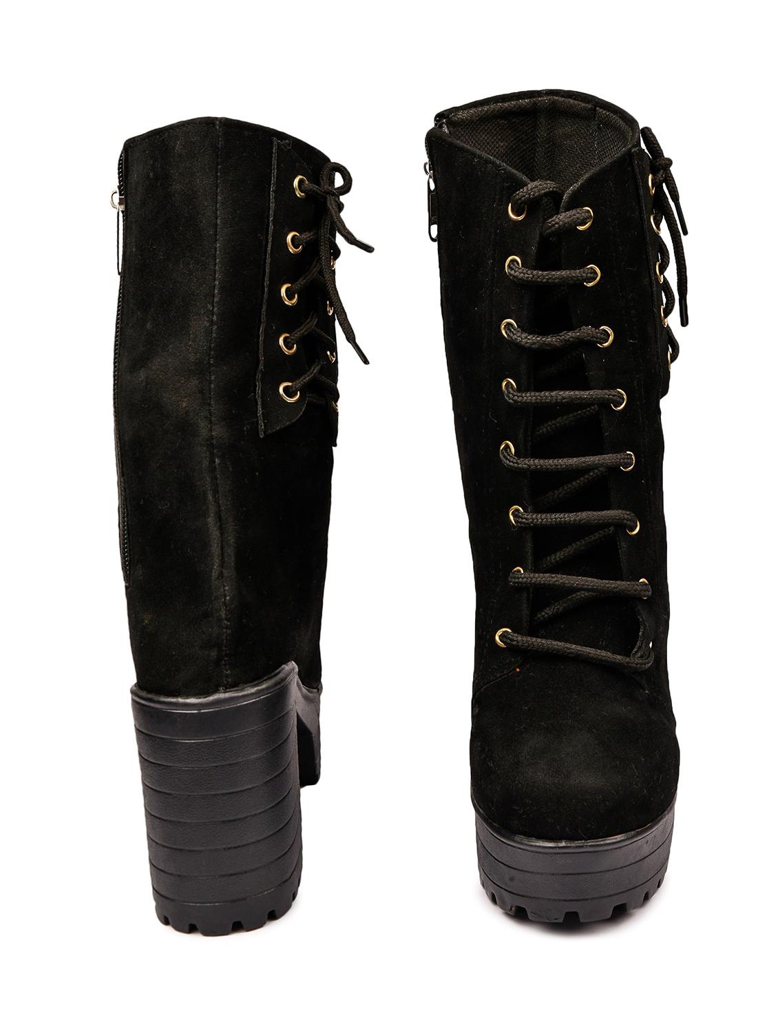 black calf lace up boot - 18375078 - Standard Image - 2
