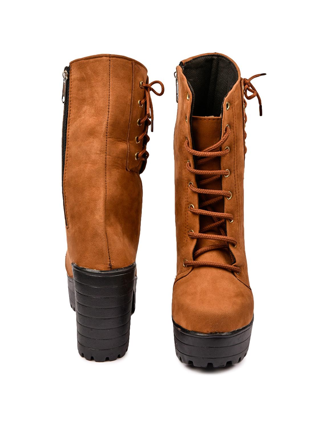 tan calf lace up boot - 18375079 - Standard Image - 2