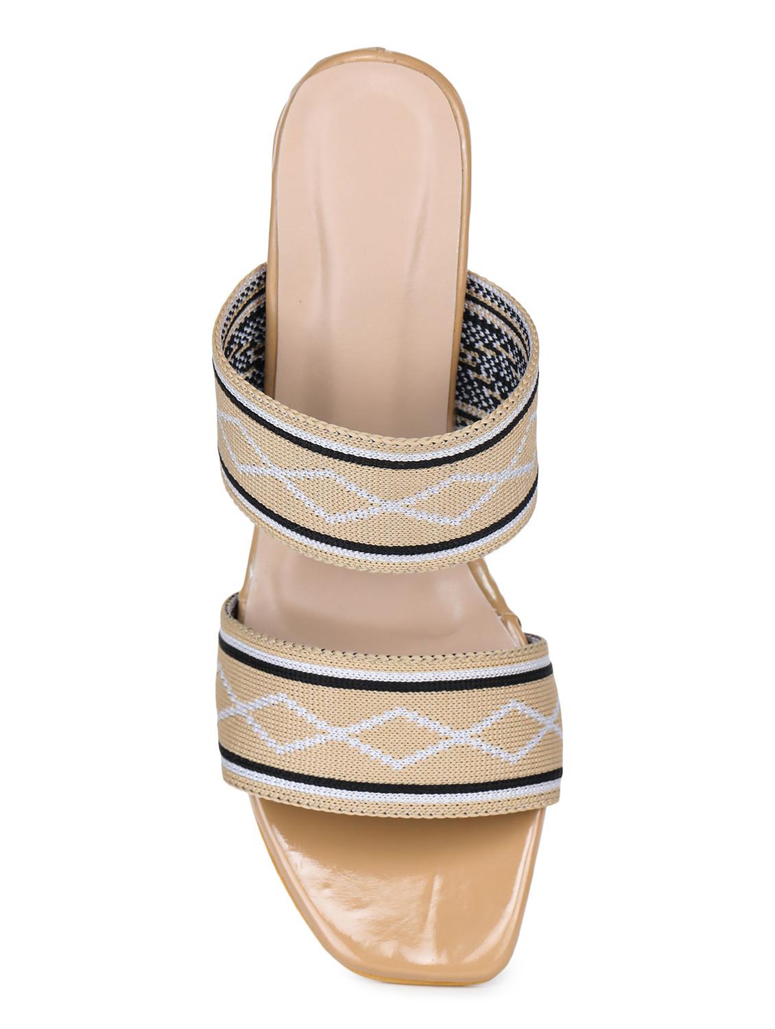beige slip on sandal - 18375207 - Standard Image - 2