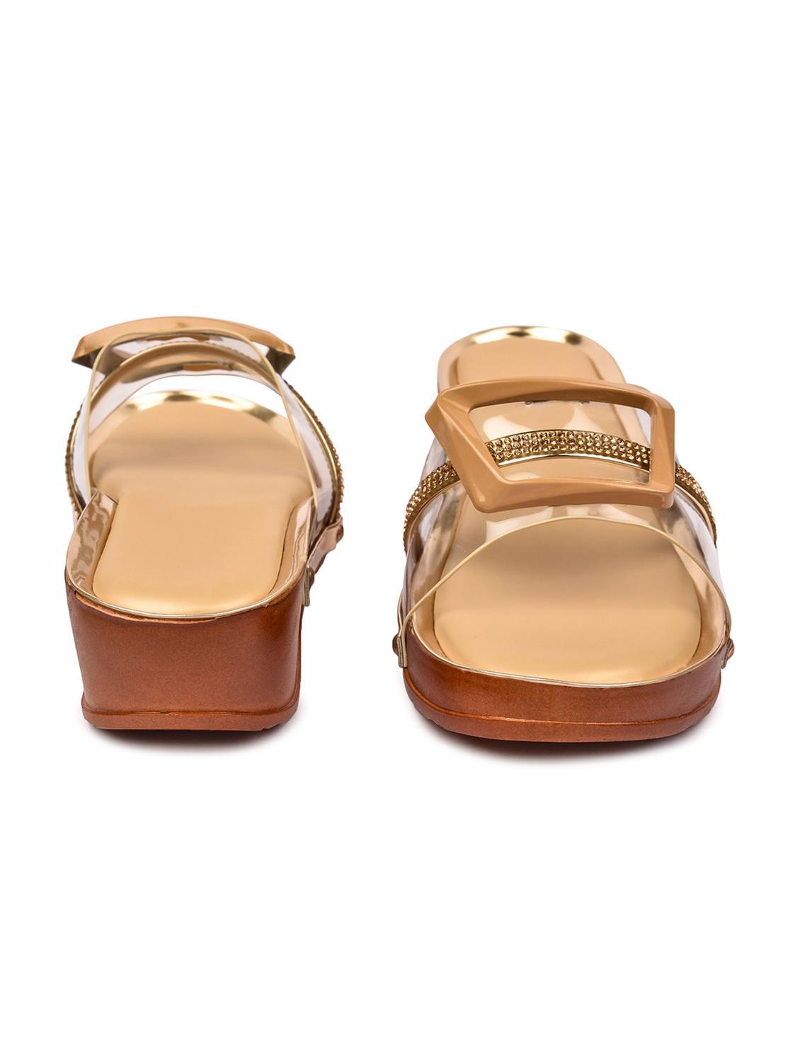 chitkara's trendy collections of wedges sandal for women & girls. - 18375246 - Standard Image - 2
