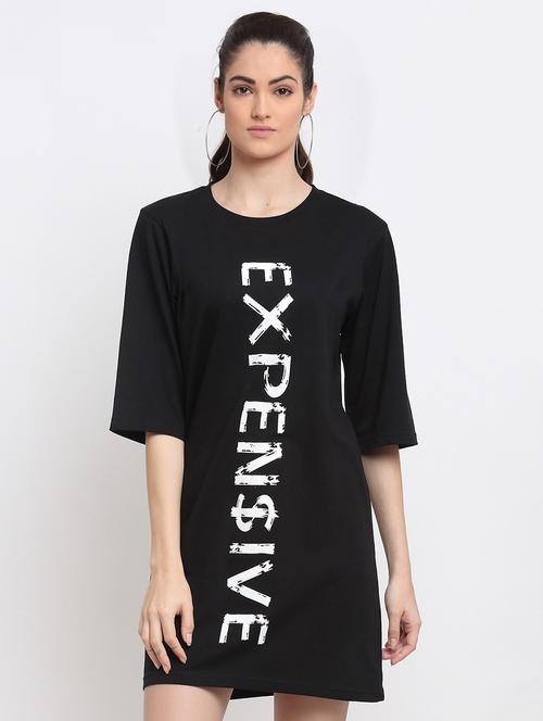 women's t-shirt typography dress - 18375433 - Standard Image - 0
