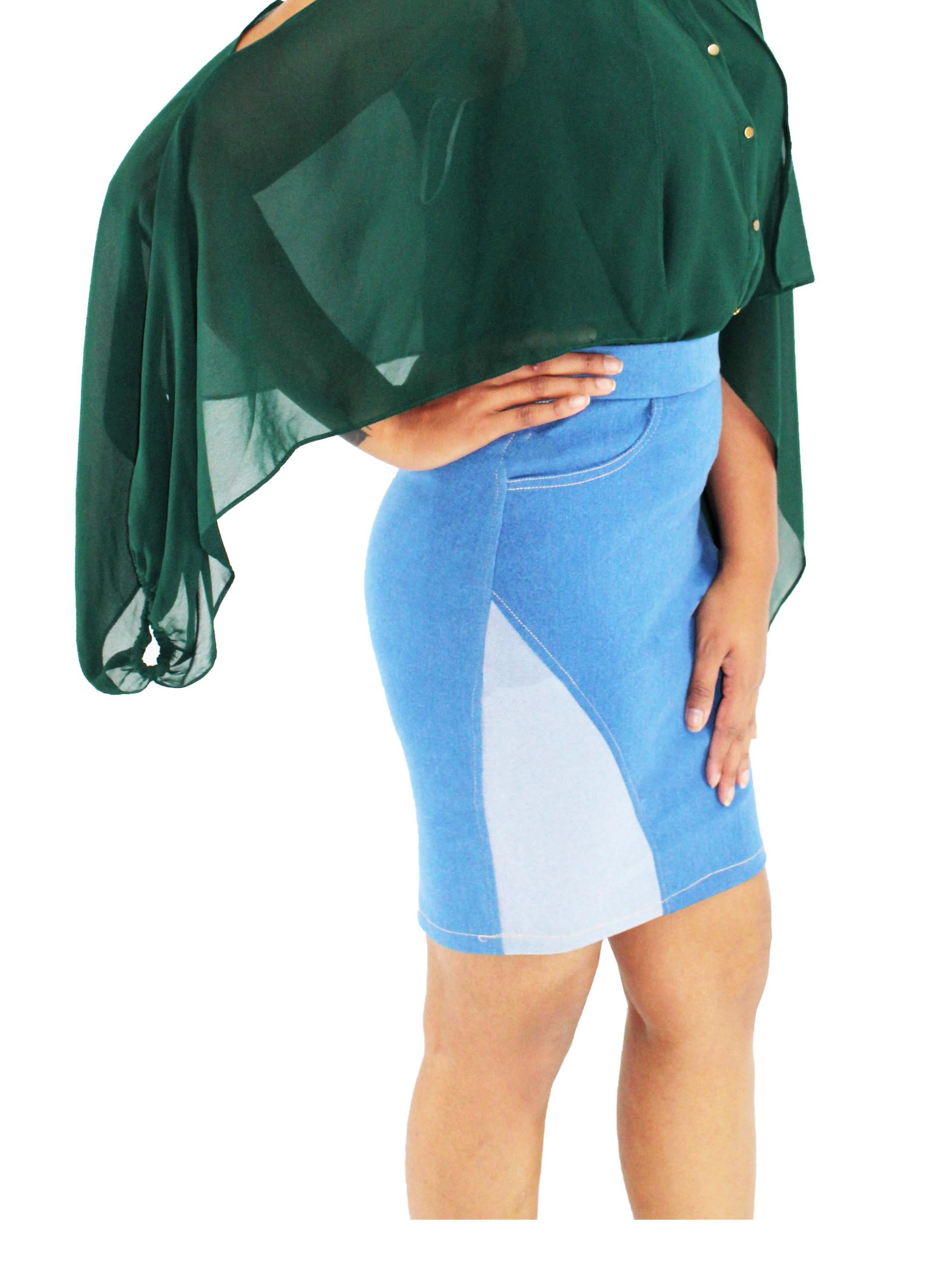 denim skirt for woman & girls - 18376036 - Standard Image - 2