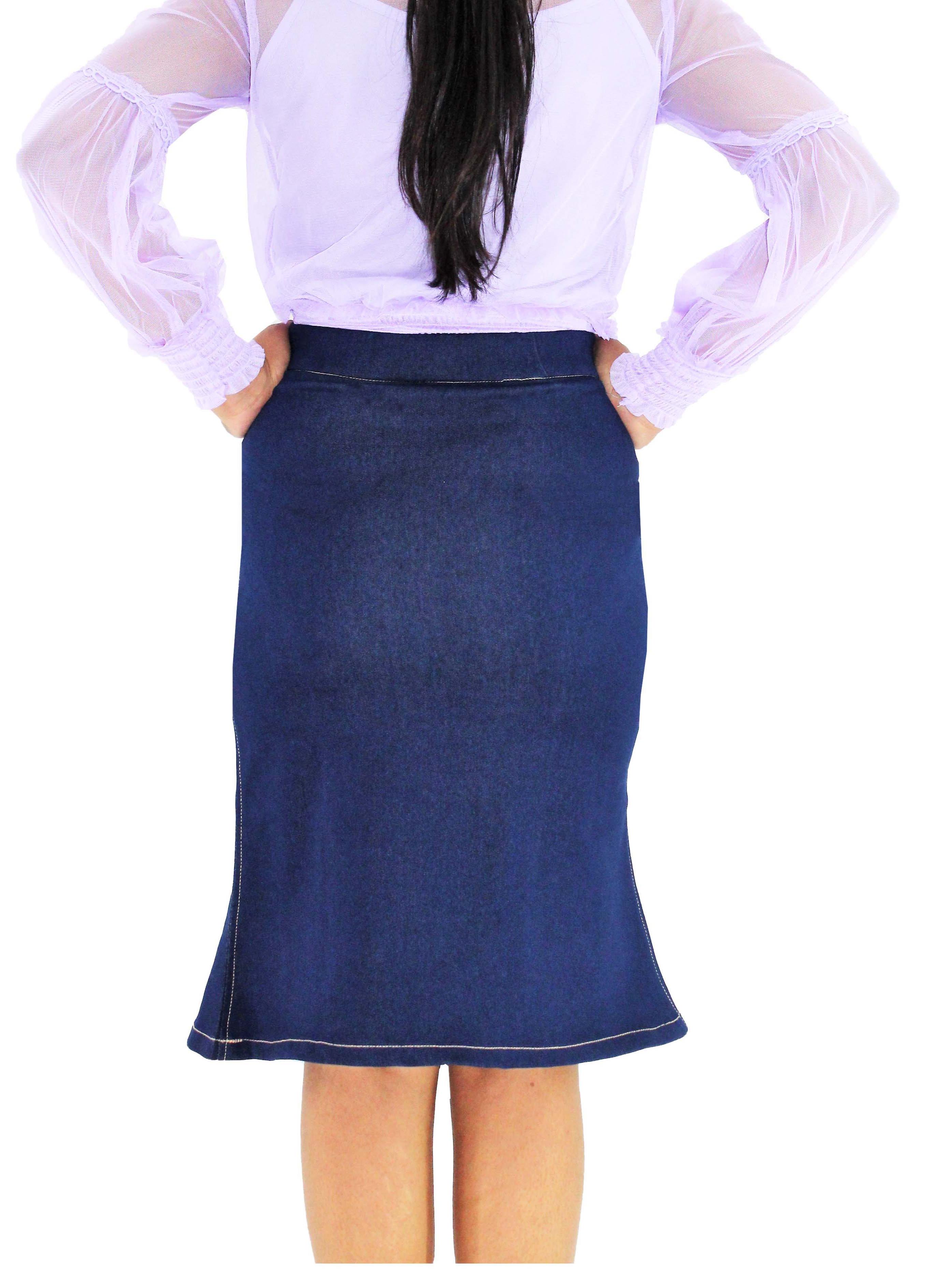 denim skirt for woman & girls - 18376064 - Standard Image - 2