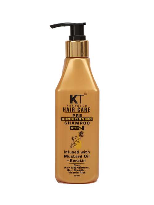 kehairtherapy advance hair care pre conditioning mustard infused keratin shampoo 250ml (250 ml) - 18376219 - Standard Image - 0