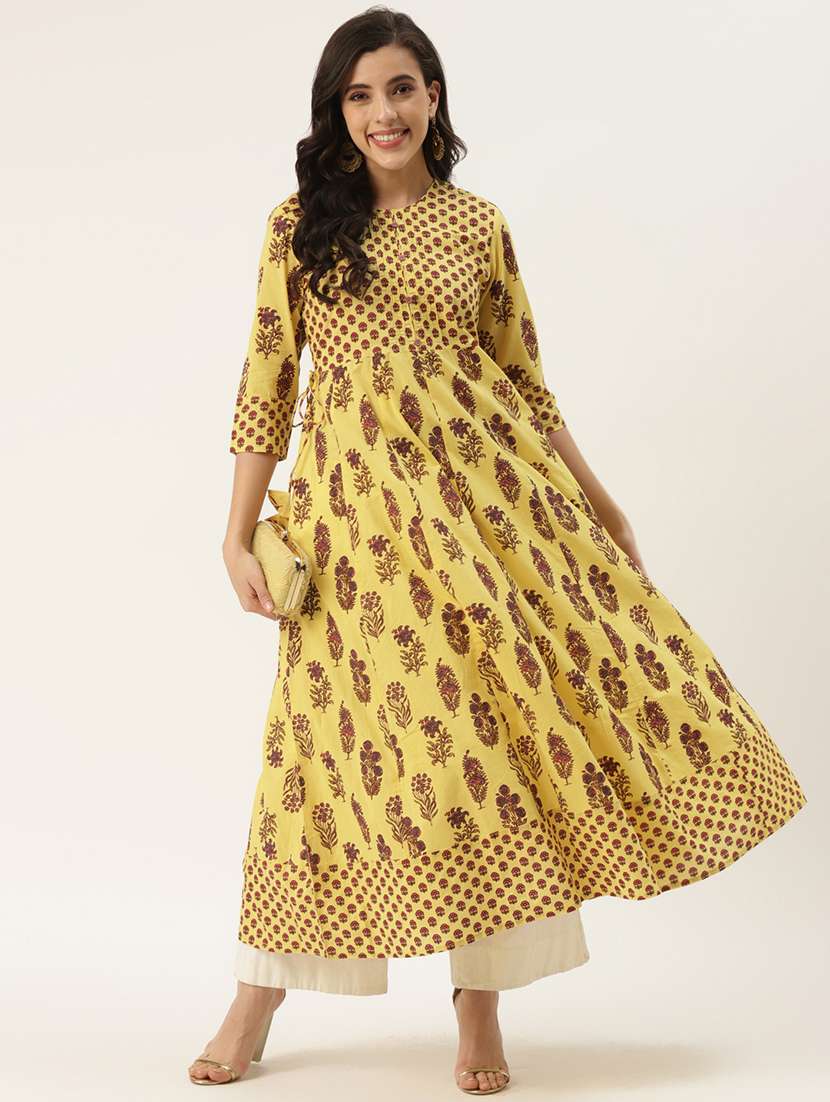women's flared kurta