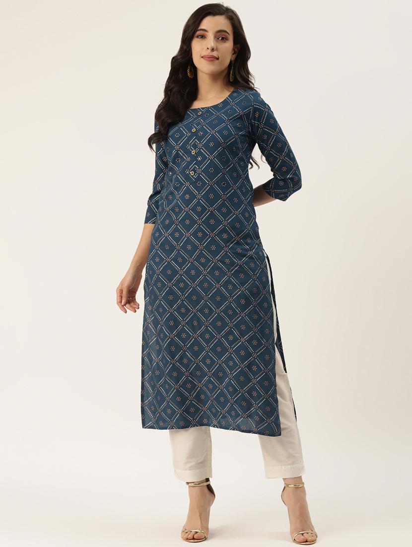 women's straight kurta - 18376991 - Zoom Image - 0