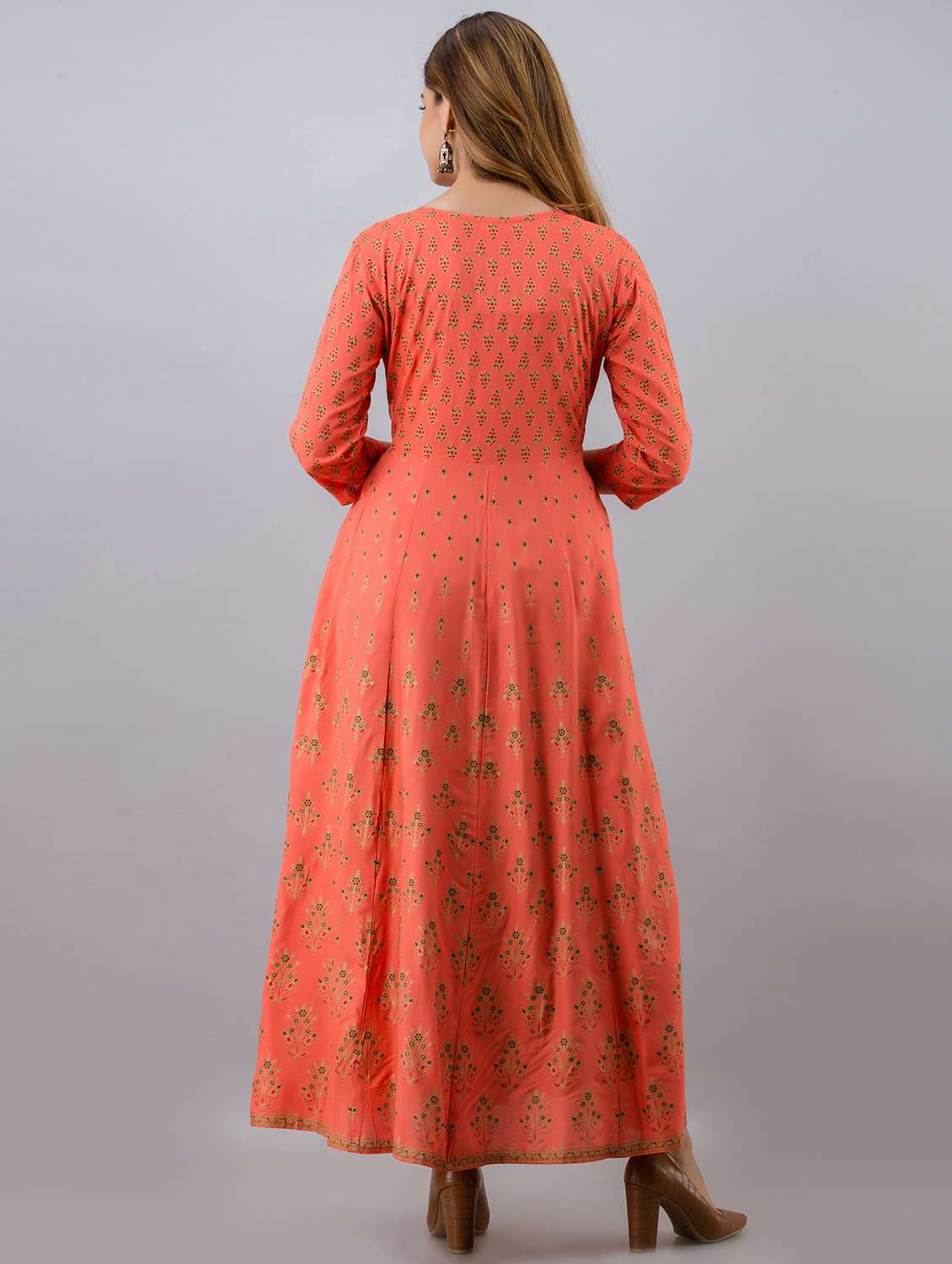 women's anarkali kurta - 18377009 -  Standard Image - 2
